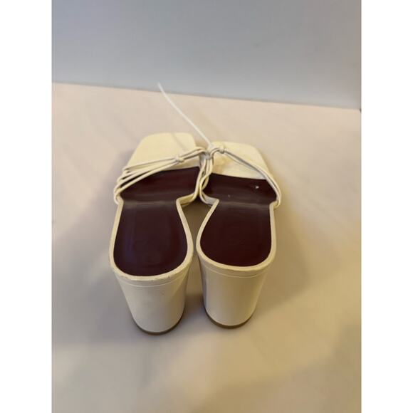 Staud Pippa Cream Heels - Women\'s Size 11 - Display